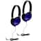 HamiltonBuhl® Primo™ Blue Stereo Headphones, 2ct.